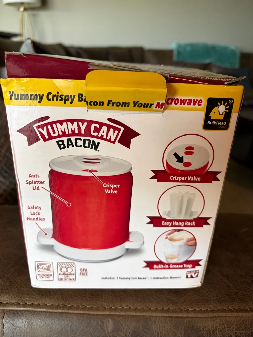 Yummy Can Bacon Microwave Bacon Cooker
